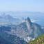 A magnífica vista do Rio de Janeiro que se tem  na parte alta da Trilha da Pedra da Gavea, no Parque Nacional da Tijuca